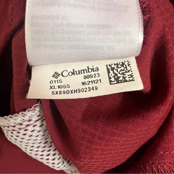 Columbia PFG Omni-Shade men’s Garnet Short Sleeve performance FSU Shirt large - Picture 7 of 9